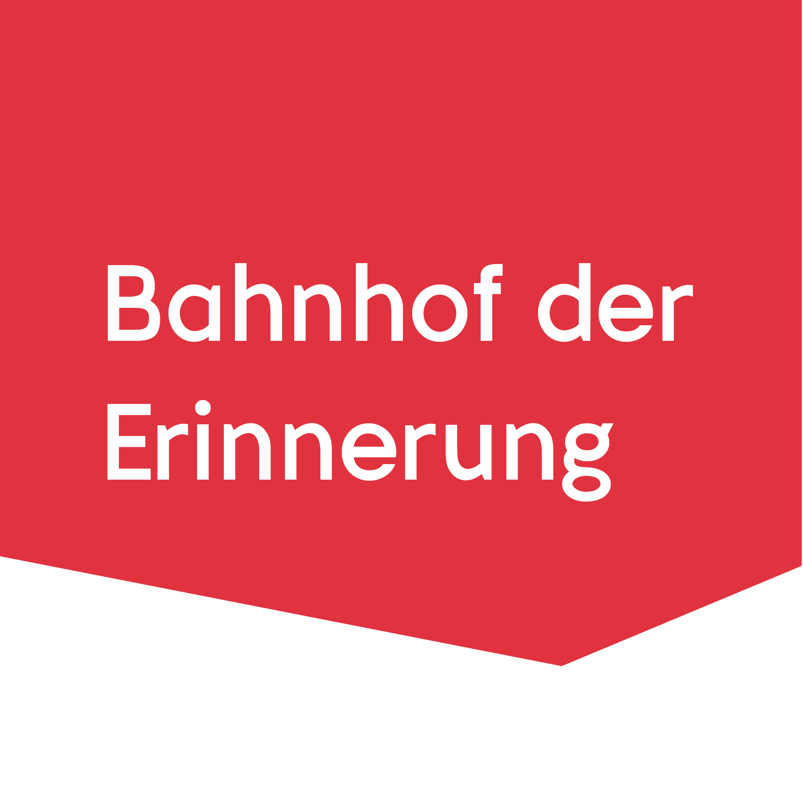 Bahnhof der Erinnerung (Logo zur Ausstellung)